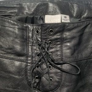 Wilson's Leather flared pants. Size 16.